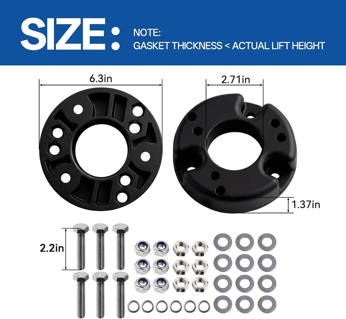 2in Molded Leveling Kit for Ford F-150 (2009–2026) 52200