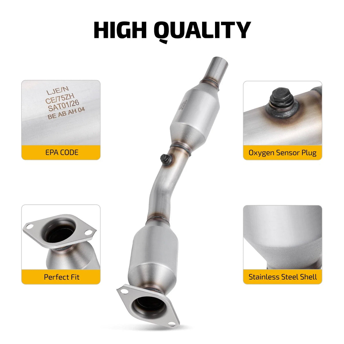 Catalytic Converter for Toyota Corolla, Matrix, Vibe 1.8L (2003–2008)