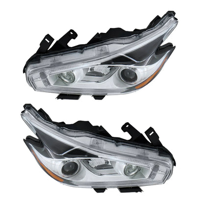 Pair of LED Projector Headlights for Nissan Murano (2015–2018)