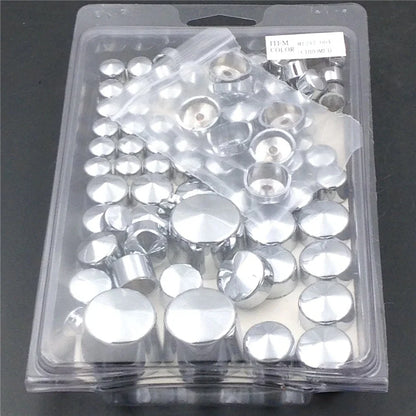 Chrome Bolt Toppers Caps for Harley Davidson Softail Twin Cam (2000–2006)