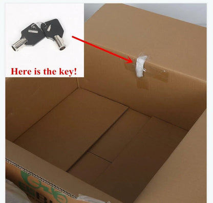 Universal Motorcycle Tail Box Luggage Trunk with Tail Light for Honda Harley Yamaha