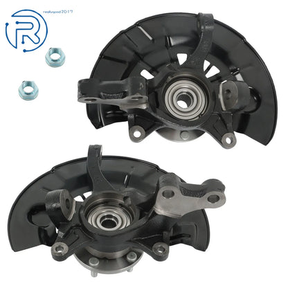 Pair Front Steering Knuckle & Wheel Hub Bearing for Toyota Camry (2007–2009)