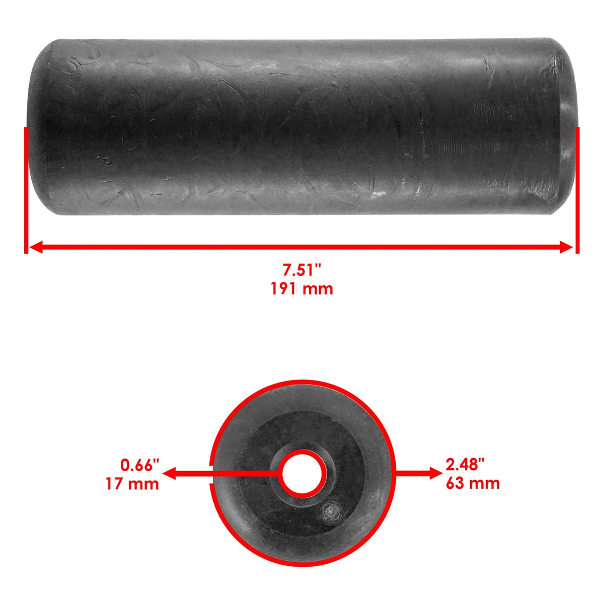 60" Deck Roller for Dixie Chopper Silver Eagle (2660 2760KW LP3000 LT2700) MW180 - HD
