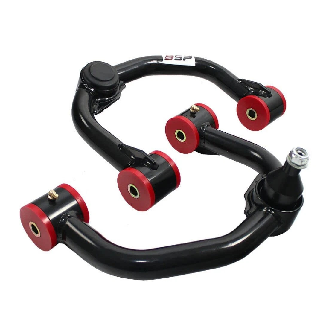 2X Front Upper Control Arms for F-150 (2004–2023) Tubular Suspension 2"-4" Lift Black