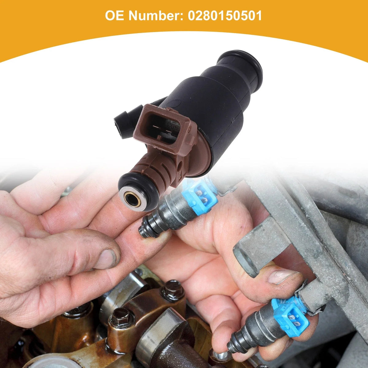 1 Pcs Fuel Injector No.0280150501 for BMW M44 M42 318I 318Is (1994–1999)