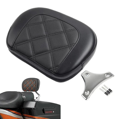 Sissy Bar Backrest Pad Kit for Harley Road King FLHR & Road Glide (1994–2023)