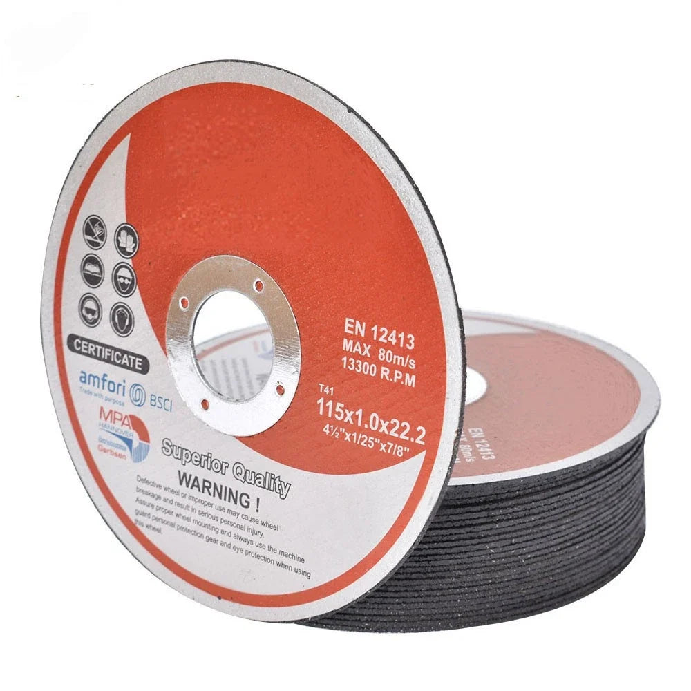 Cut Off Wheel Discs Set of 5 for Metal & Stainless Steel 4"-7"
