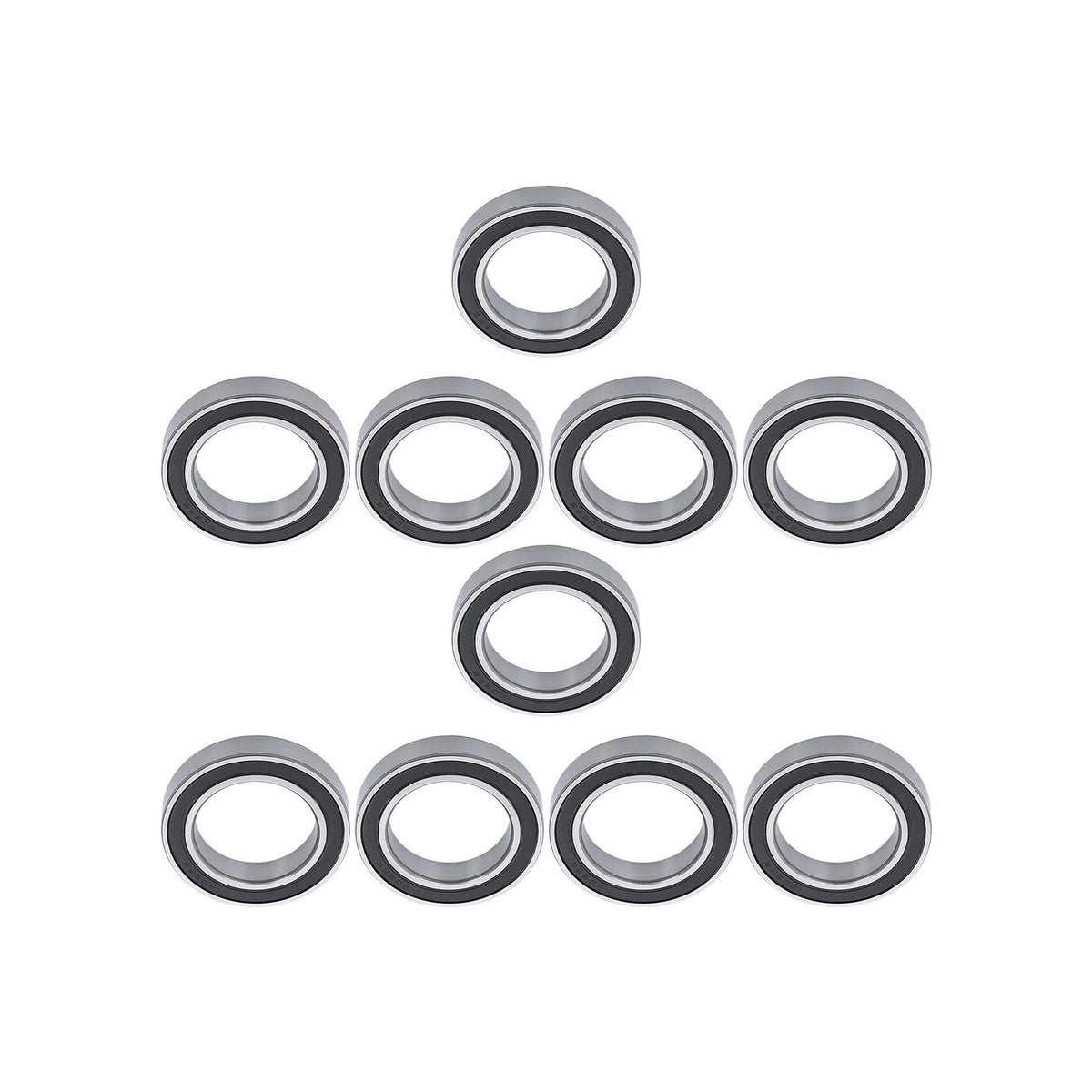 10 Pack Deep Groove Ball Bearing 40 × 62 × 12 mm Double Rubber Seals