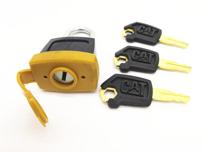 Set of 2 Padlocks w/6 Keys for Caterpillar CAT