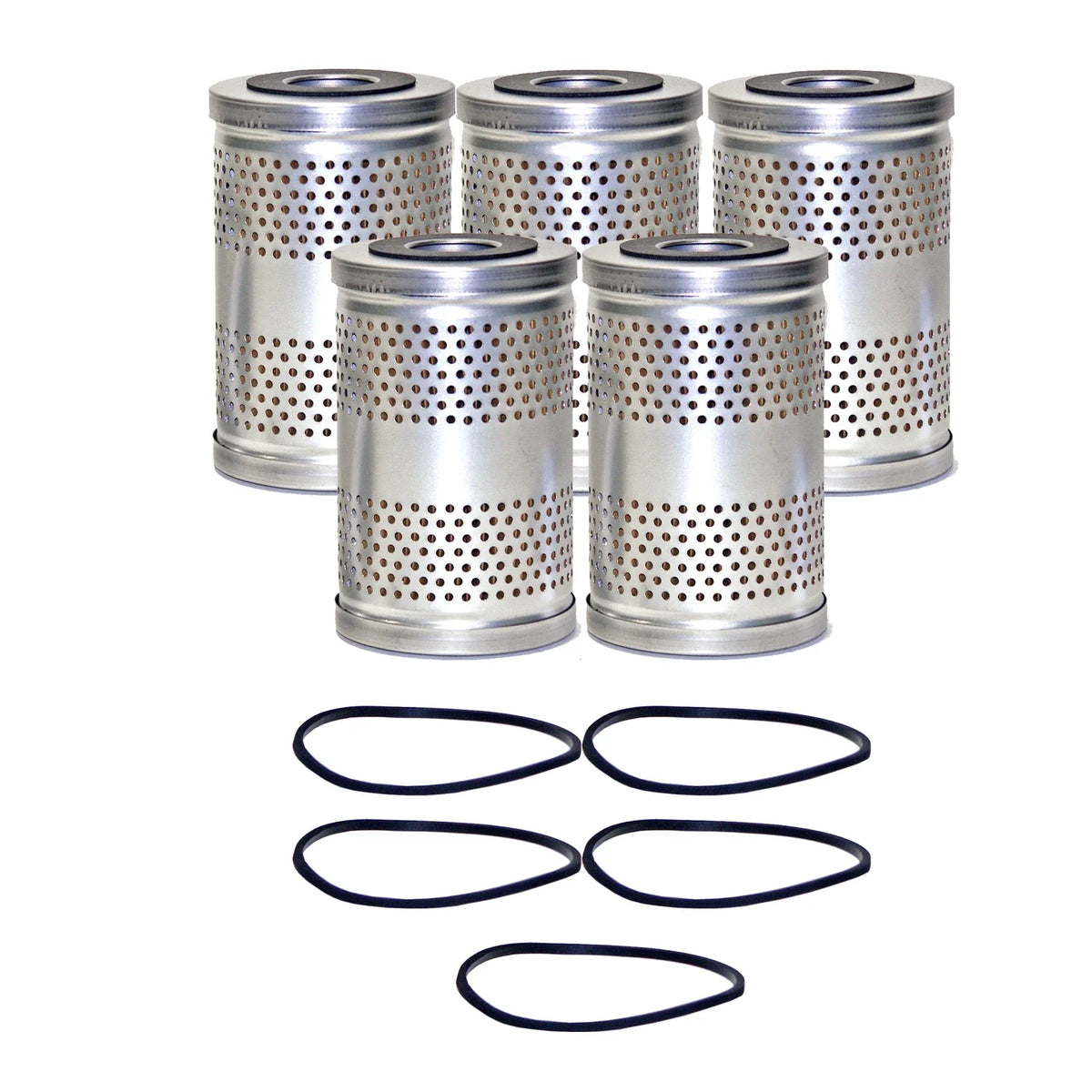 Set of 5 Engine Oil Filters for Chevrolet GMC Iso Studebaker