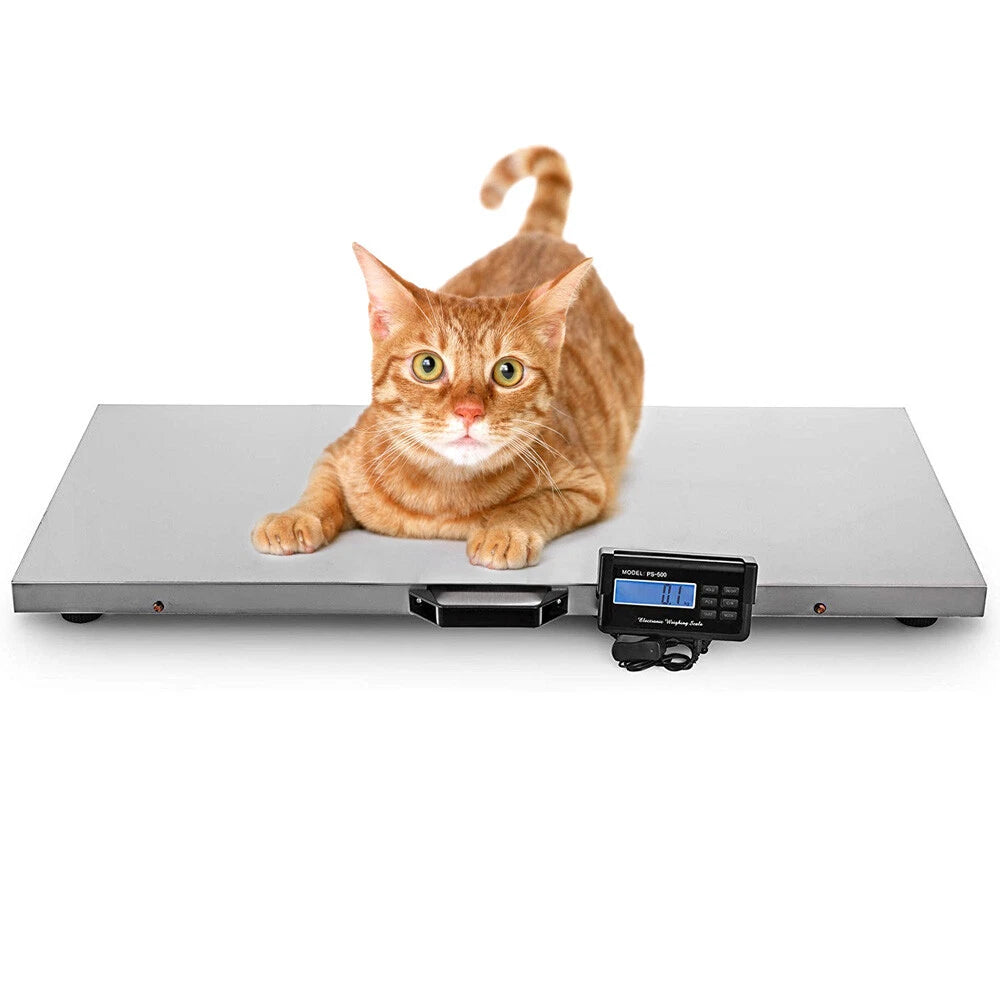 Digital Livestock Platform Scale for Hog Pet Dog Sheep Goat (Max 1100lbs)
