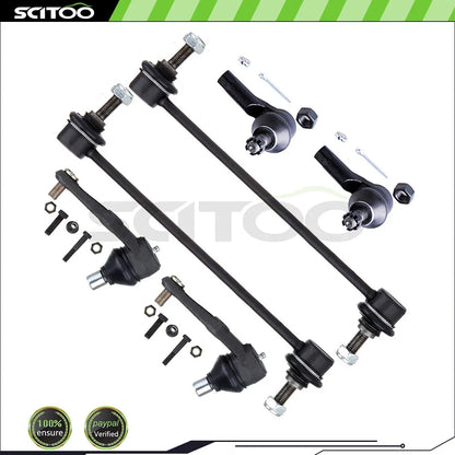 Front Lower Tie Rod End Ball Joint Suspension Kit for Mazda Protege (1995–1998)