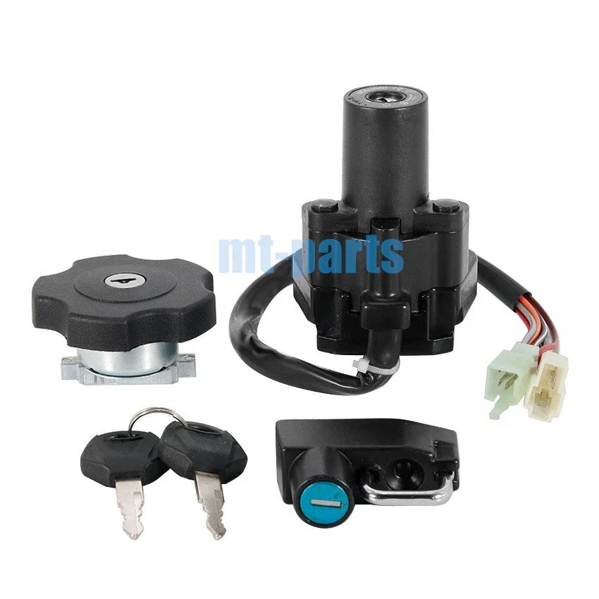 Ignition Key Switch Fuel Cap Set for Yamaha XT500E (1995–1996, 2000–2002) & XT600E (1996–2002)
