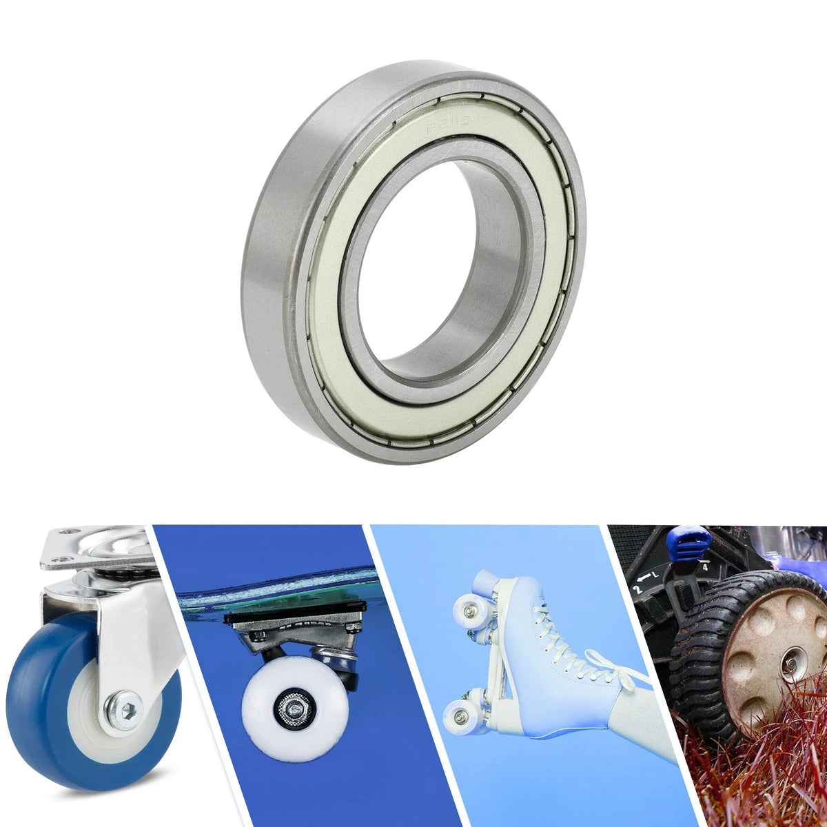 6211ZZ Deep Groove Ball Bearing for Scooter Skateboard Wheel (1 Pc)