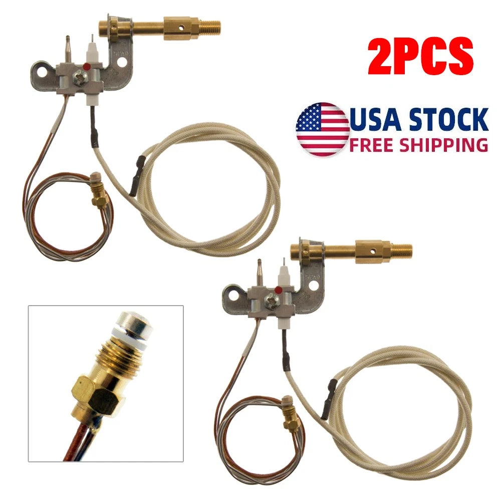 2X LPG Pilot ODS with Thermocouple for Style Igniter Wire
