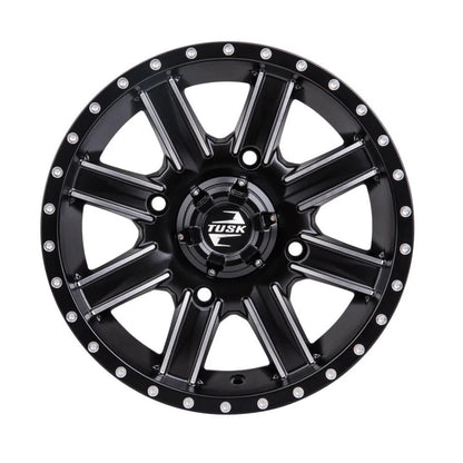 Tusk Cascade Wheel 12x7 Machined/Black for Polaris RZR 4 800 (2010–2014) 185-276-0006