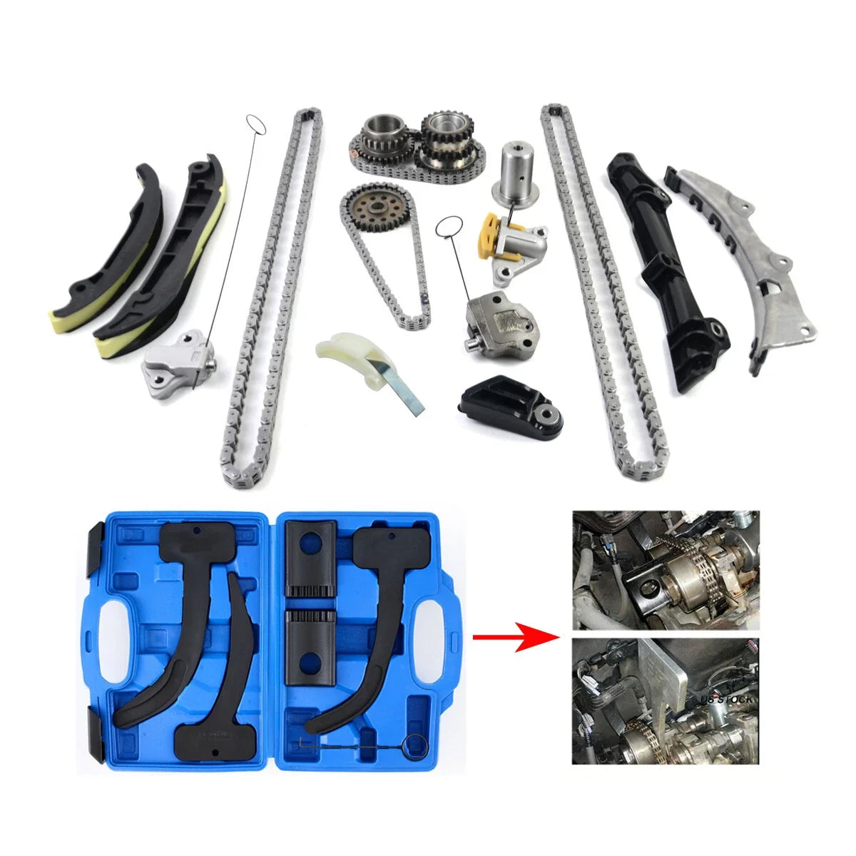 Timing Chain Tool Kit for Dodge Charger Chrysler 200 300 Jeep 3.6 V6 (2011–2015)