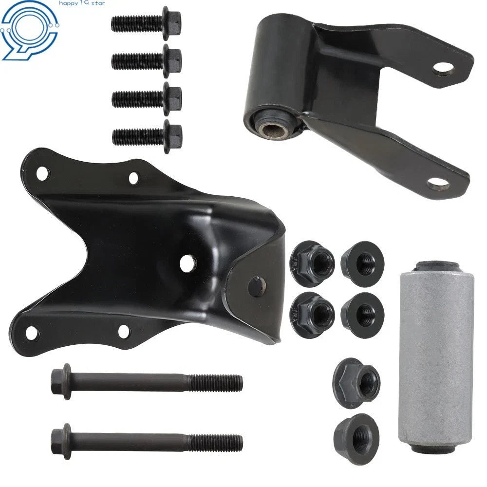 Rear Leaf Spring Shackle Bracket Kit for Ford F150 F250 F350 Bronco (1980–1996)