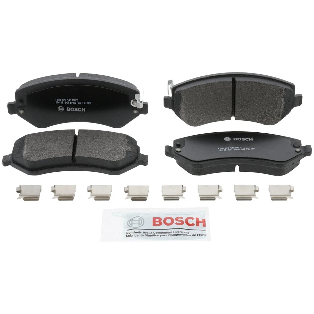 2X BP856 Brake Pad Set for Dodge Caravan (2001–2007)