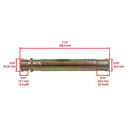 Propeller Drive Shaft for Suzuki LT-F250 Ozark 250 (2004–2014) SH121-RAS