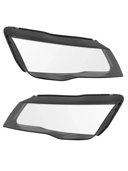 2Pcs Front Headlight Lens Cover Shell Clear for Audi A7 S7 RS7 (2012–2015)