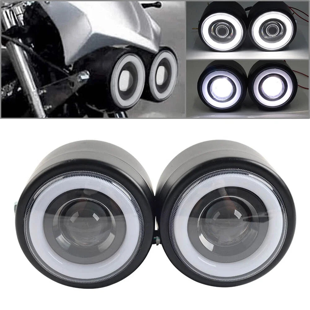 Twin Headlight Dual Lamp for Harley Street Fighter (Universal)