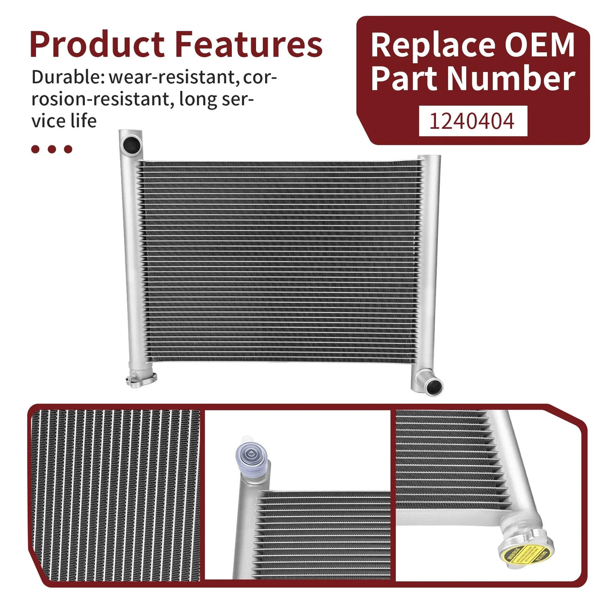 Radiator for Polaris Sportsman 550 850 XP, Scrambler 850 XP (2009–2025)