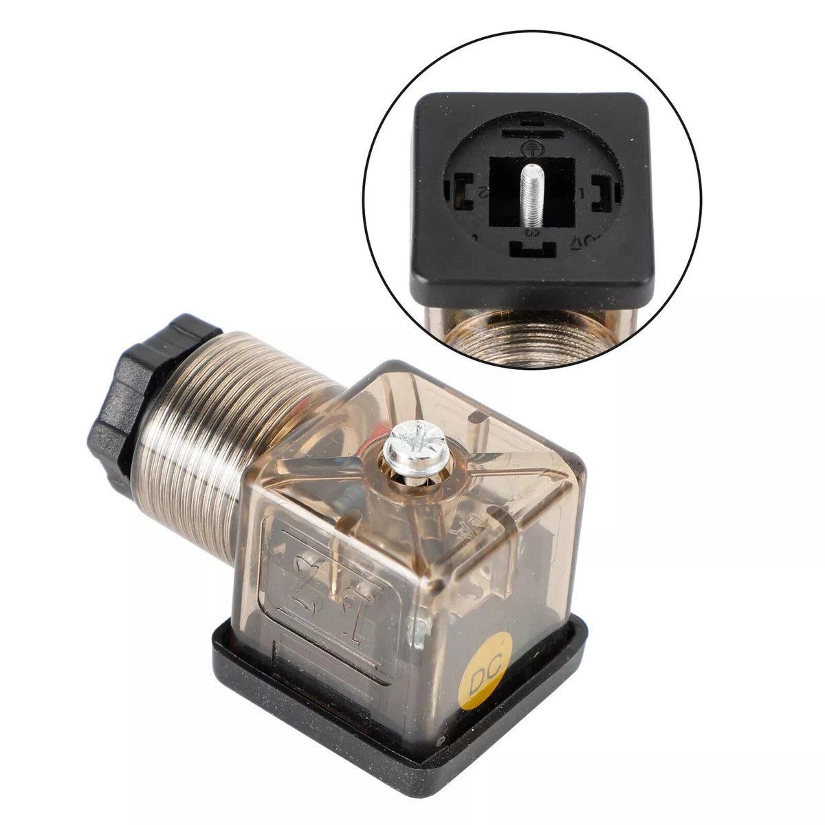 5X Solenoid Valve Coil 4 Pin Plug Connector for (I012-A043)