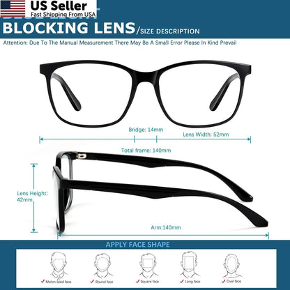 Blue-Light Blocking Glasses for Computer Use (52)