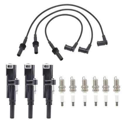 Ignition Coil and Spark Plug Kit for Ram 1500, Jeep Liberty, Dodge Nitro (2009–2012) - 18120498, UF640, 5149199AA, 5C1709, C1652, E1140, CLS1324