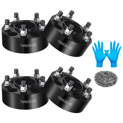 2" Hubcentric 5x4.5 Wheel Spacers for 1987–1991 Ford Country Squire (1/2"x20)