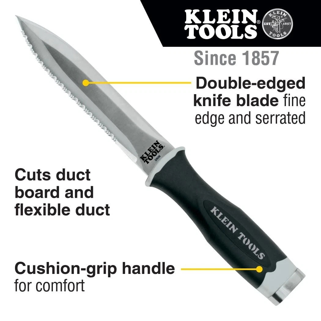Serrated Duct Knife for Klein Tools DK06 (5.5")