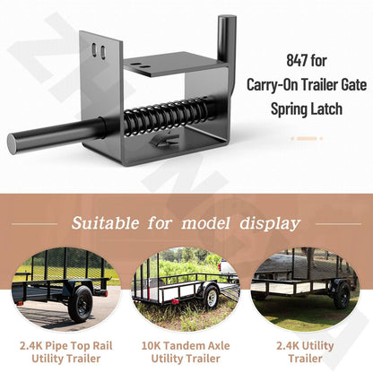 2 Pack Trailer Gate Spring Latch Kit for Trailer (No Specific Years)