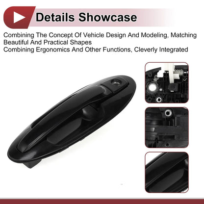 Car Exterior Door Handle for Hyundai Sonata (2011–2014) No. 836503C000 Black ABS
