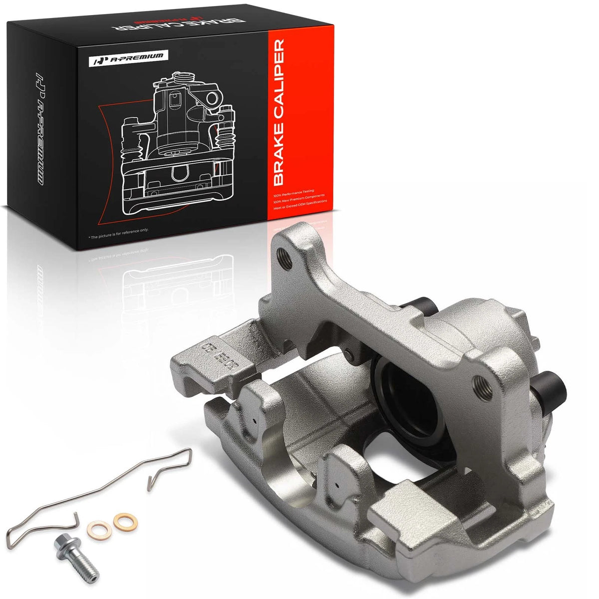 Front Right Disc Brake Caliper w/Bracket for Audi Q3 Quattro (2015–2018) 561615124, 561615124A, 19-B6157