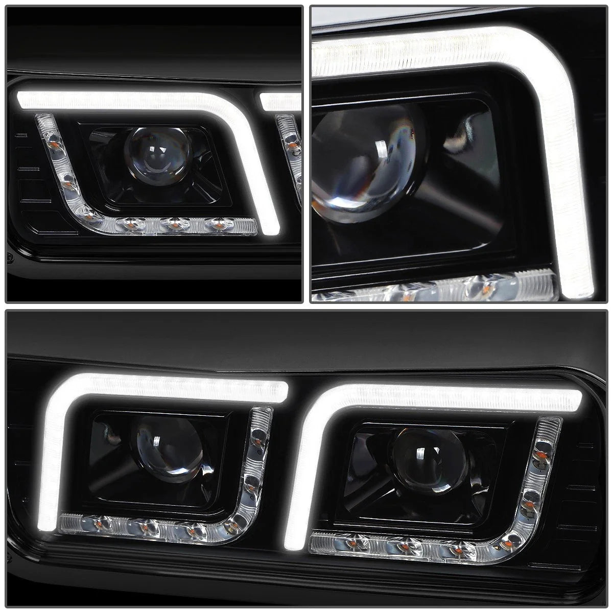 LED Turn Signal Headlight + Tool Box for Western Star 4800 Kenworth W900 (1981–2019)