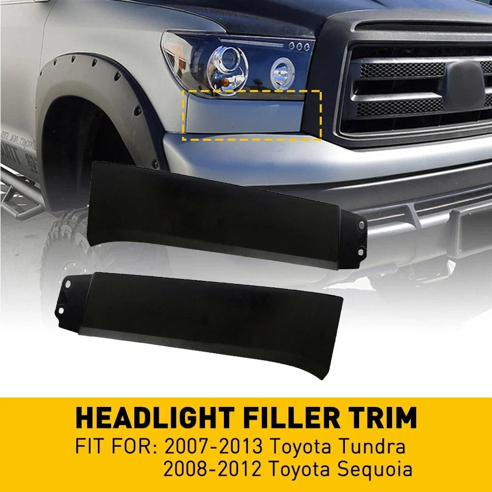Headlight Filler Molding Trim Kit for Toyota Tundra (2007–2013)
