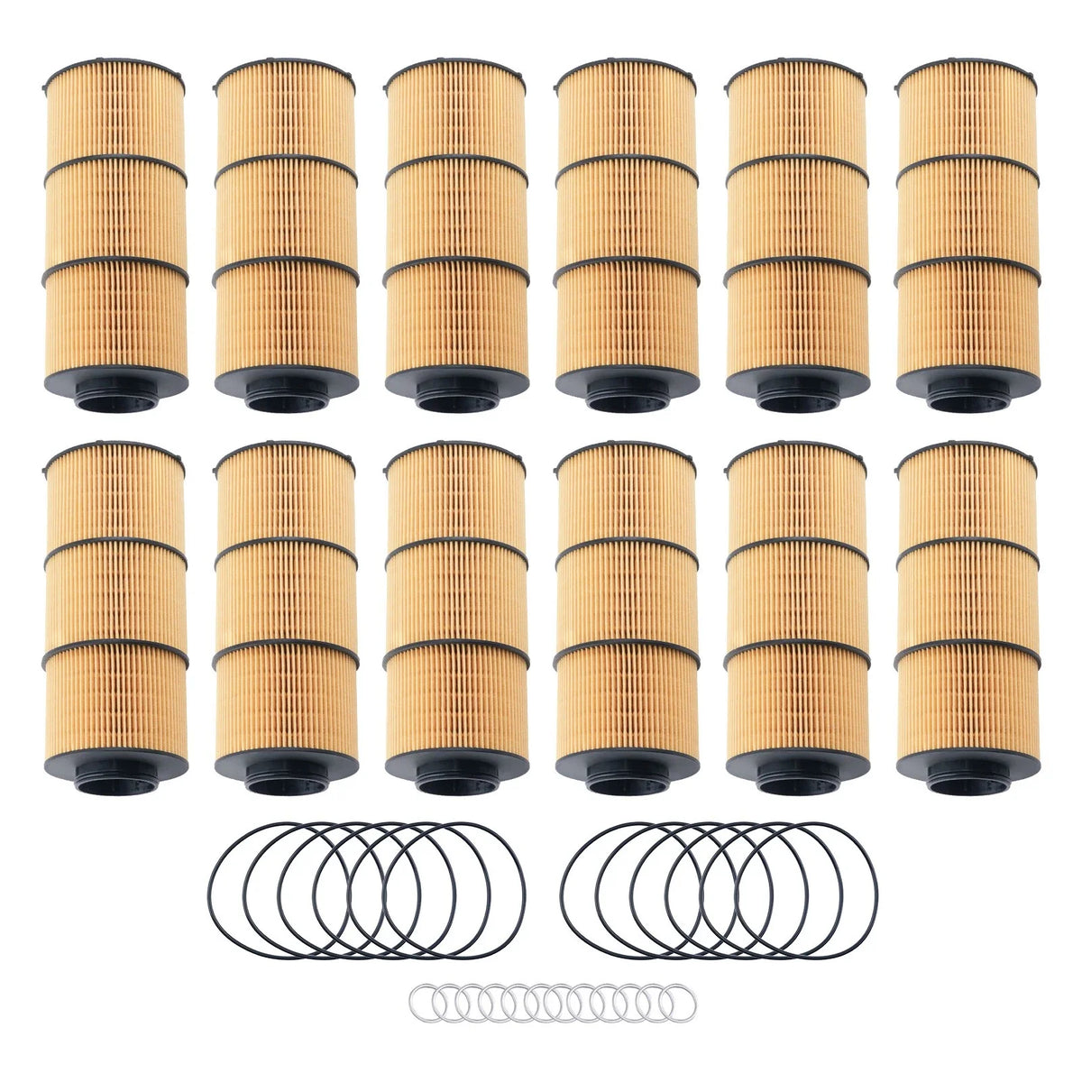 Set of 12 Oil Filters for Freightliner 122SD (2020–2022)