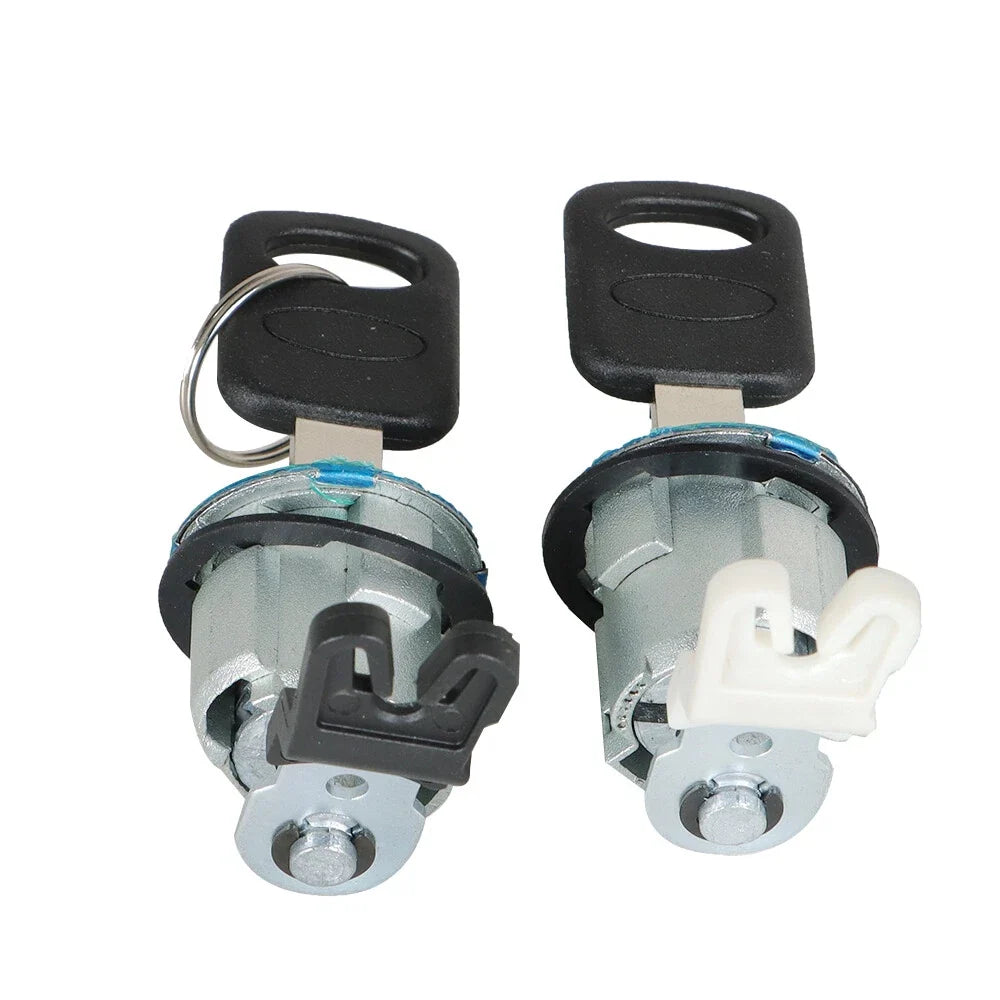 Set of 2 Door Lock Cylinders & Keys for Ford Econoline F150 F250 (1992–2010)
