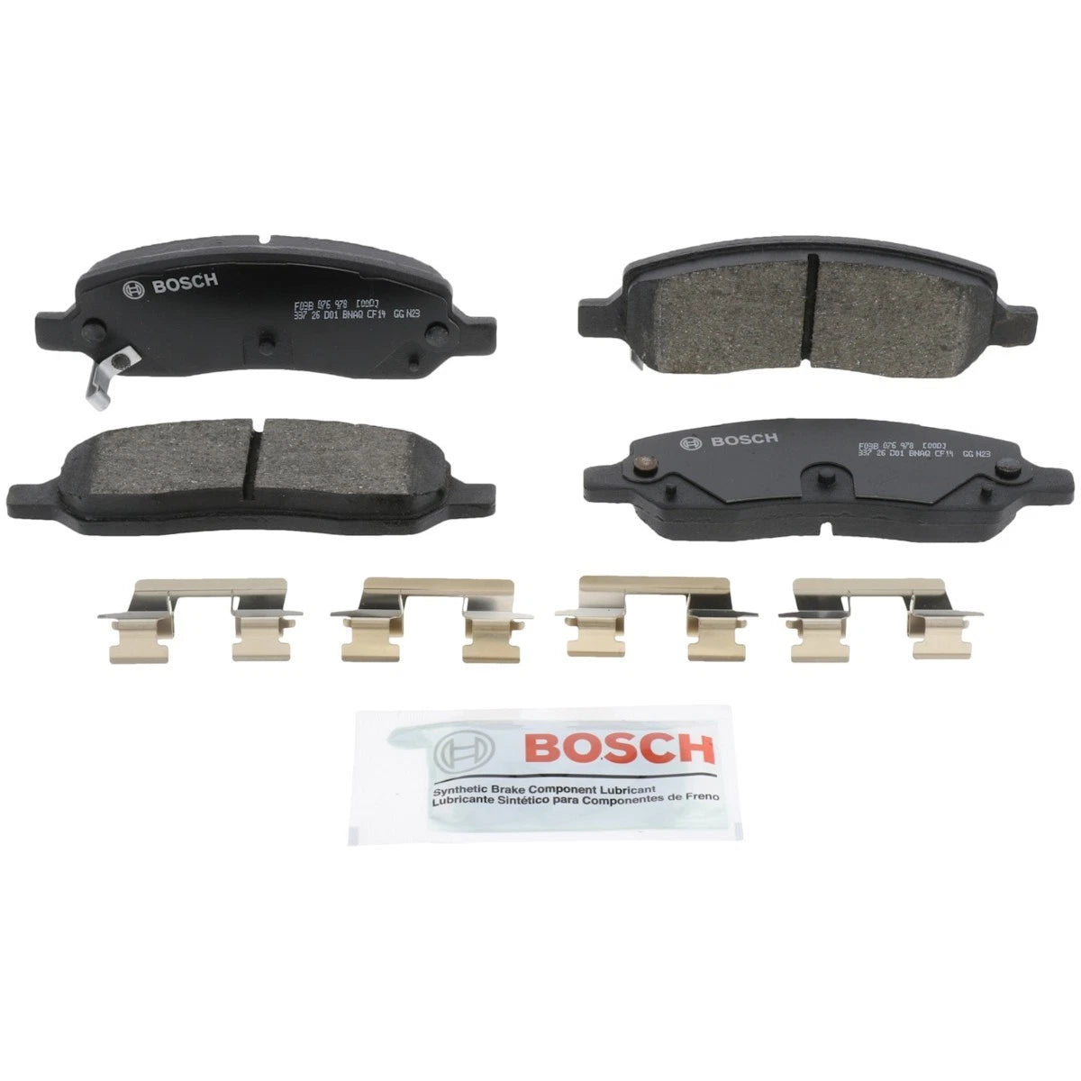 2X Bosch Brake Pad Sets BC1172 for Cadillac DTS, Buick Lucerne (2006–2011)