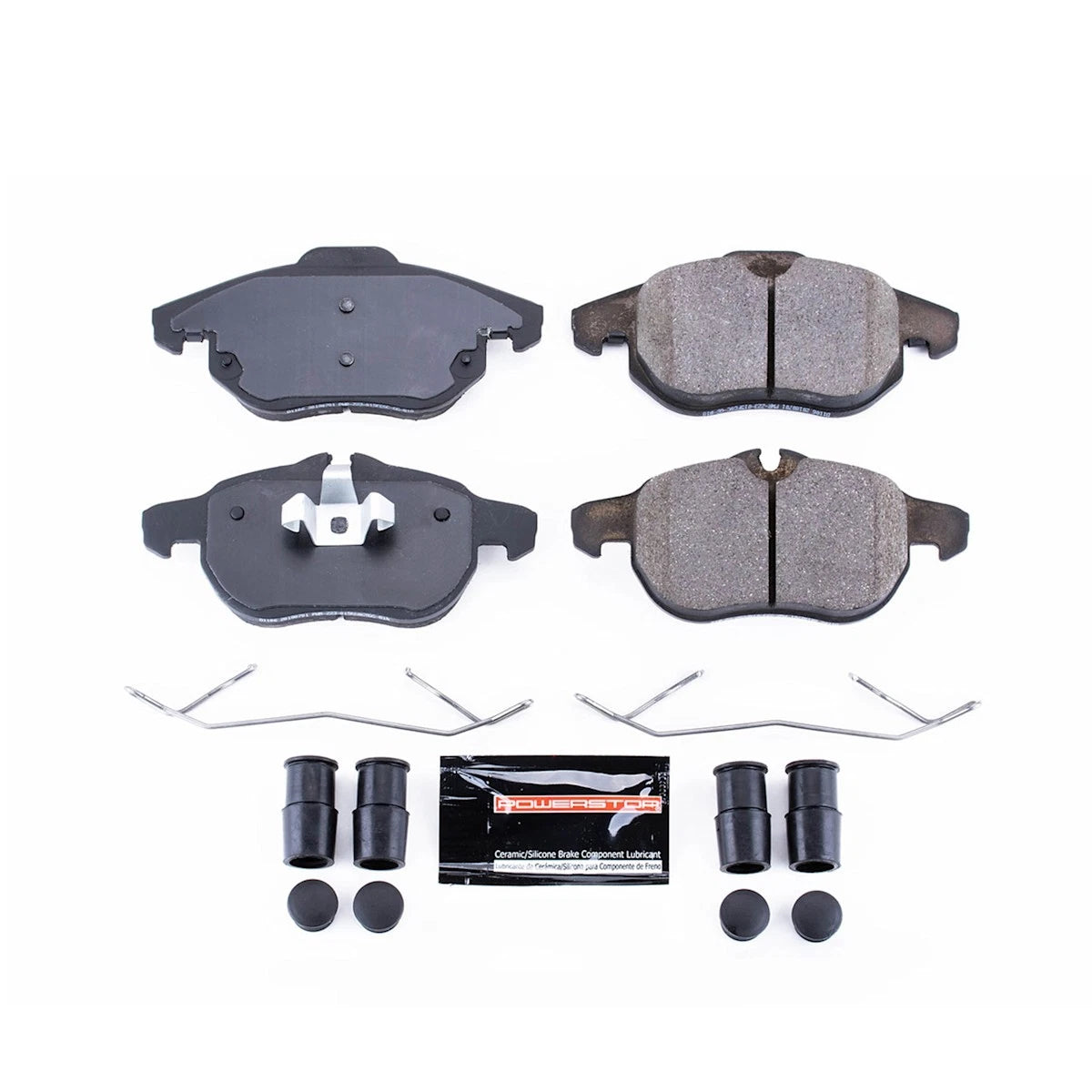 2X Powerstop Brake Pad Set Front for Saab 9-3 (2006–2009) Z23-1106