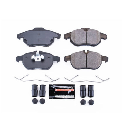 2X Powerstop Brake Pad Set Front for Saab 9-3 (2006–2009) Z23-1106