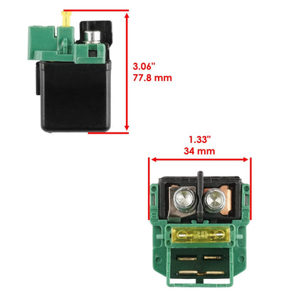 2X Starter Solenoid Relays for Honda CN250 Helix 250 (1992–2007) RE177+RE177-MA, 35850KL8740