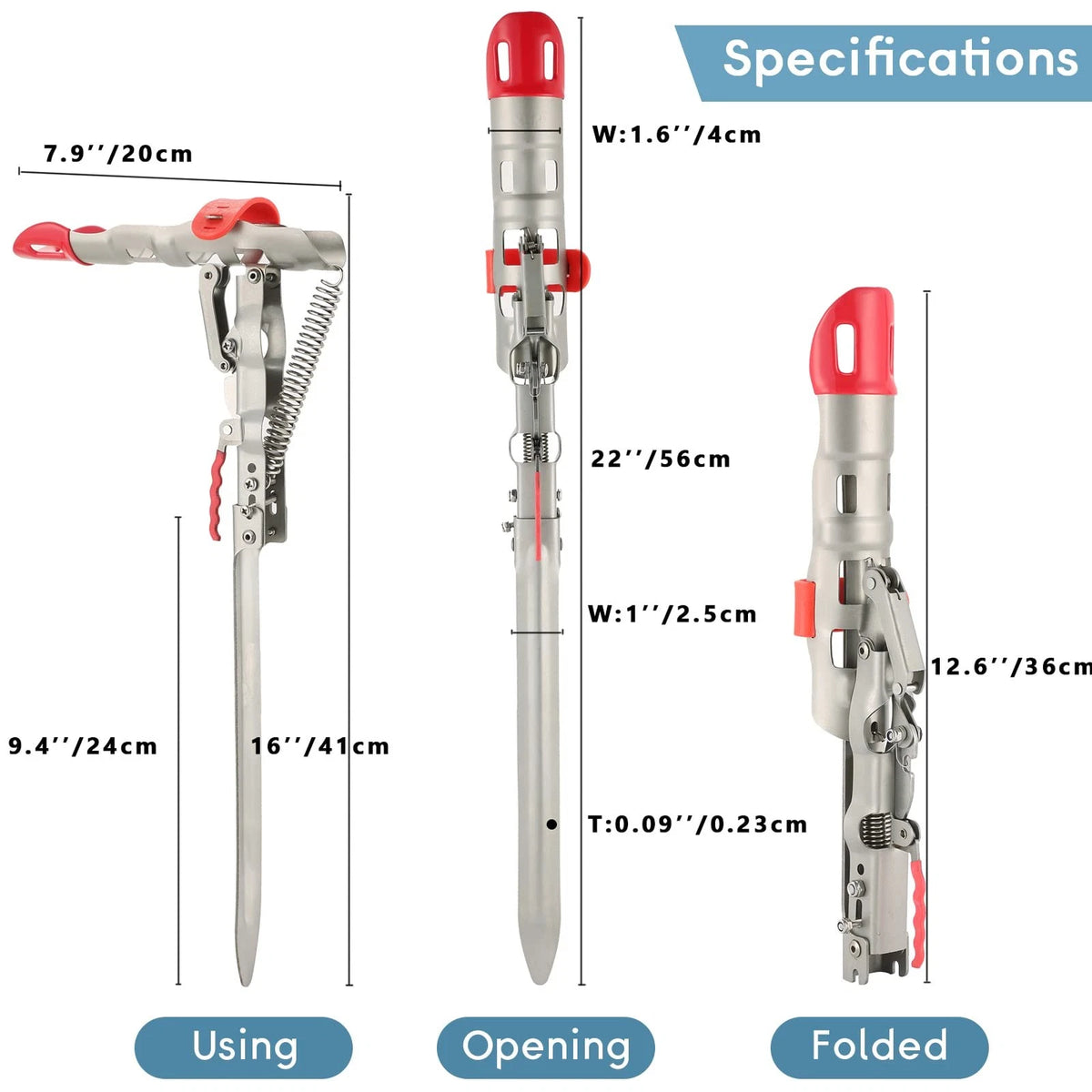 2X Automatic Spring Fishing Rod Holder for Universal Use
