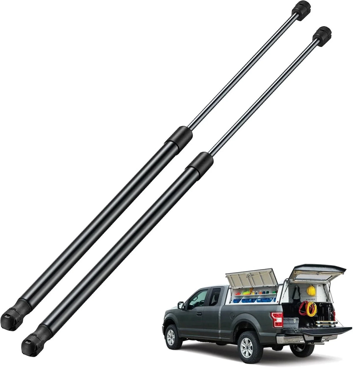 2pcs Gas Struts SE263P120 26 inch 120Lbs for Tonneau Cover Teardrop Trailer