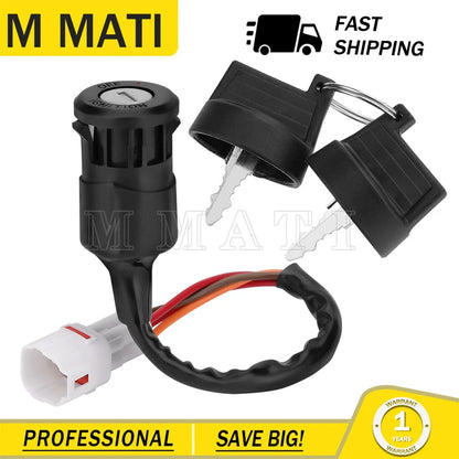 Ignition Switch for Yamaha Grizzly 300 YFM300 YFM300G (2012–2013)