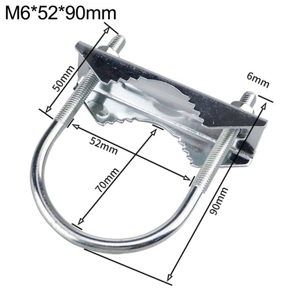 Secure Mast Clamp Mounting Bracket for Round Pipe Poles