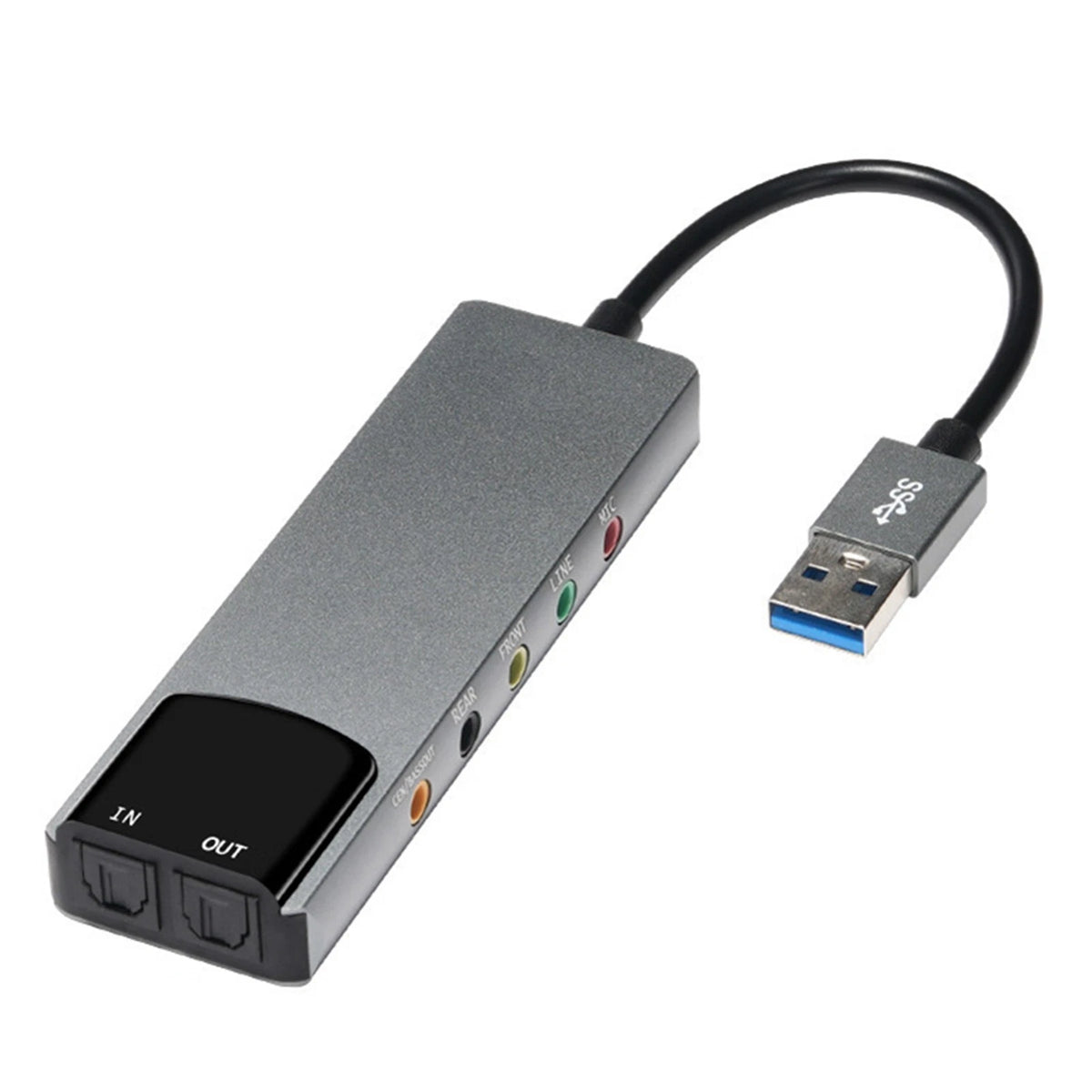 USB Sound Card 5.1 Channel External Audio Card for PC Laptop
