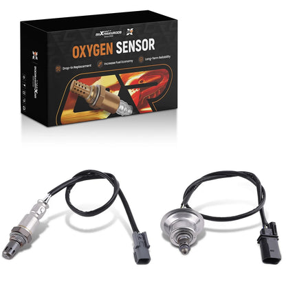 2pcs Oxygen O2 Sensor for Hyundai Santa Fe 2.4L L4 (2019) 2345714 2348030