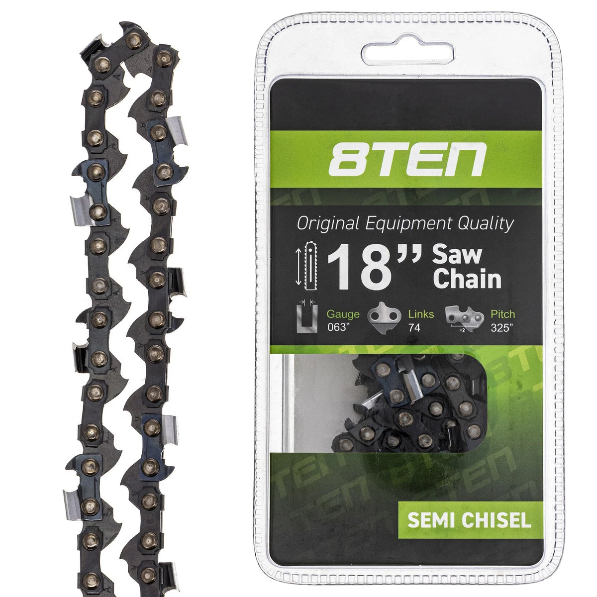 1 Chain 18in Guide Bar for Stihl 029 (3003 002 7017, L2631874-4025SS)